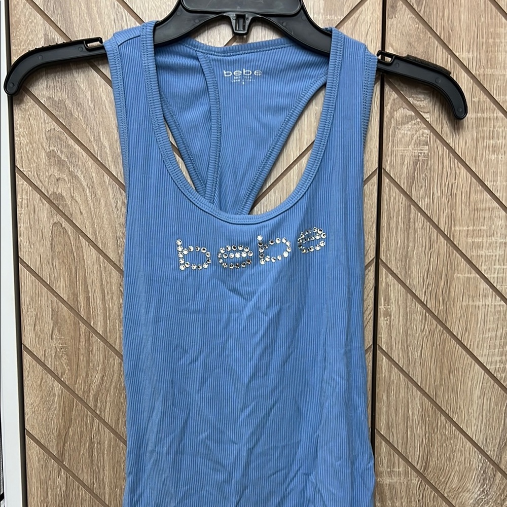 Bebe Blue Tank Top